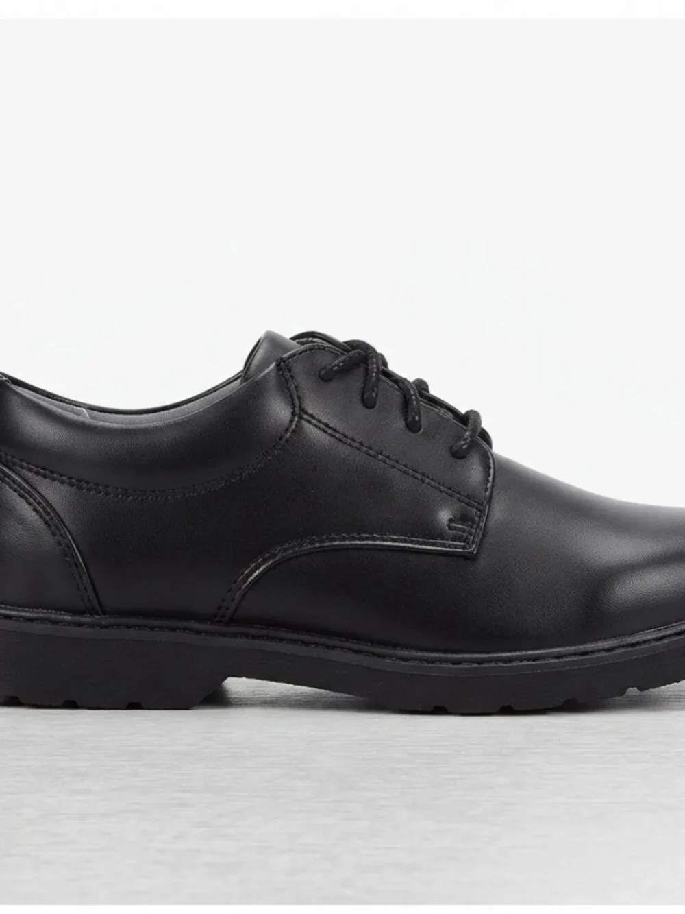 School Issue Scholar 5200 Uniform Shoe (Toddler/Little Kid/Big Kid)Black Leather
